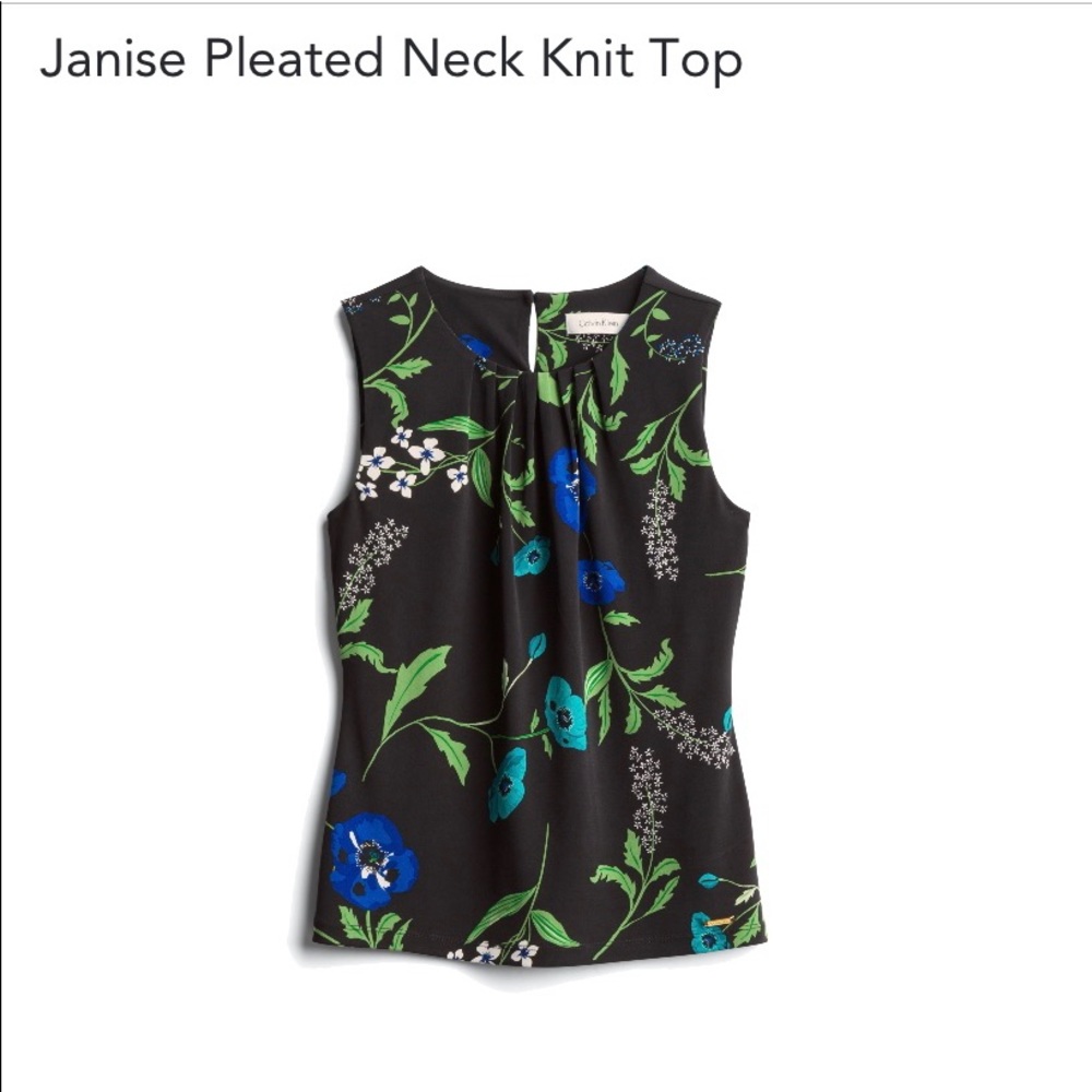 Calvin Klein Floral Top NWT